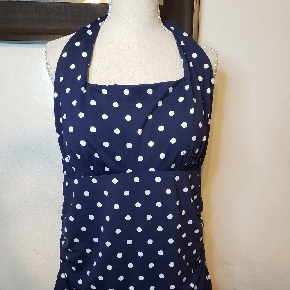 Lands' End Polka-dot Tankini